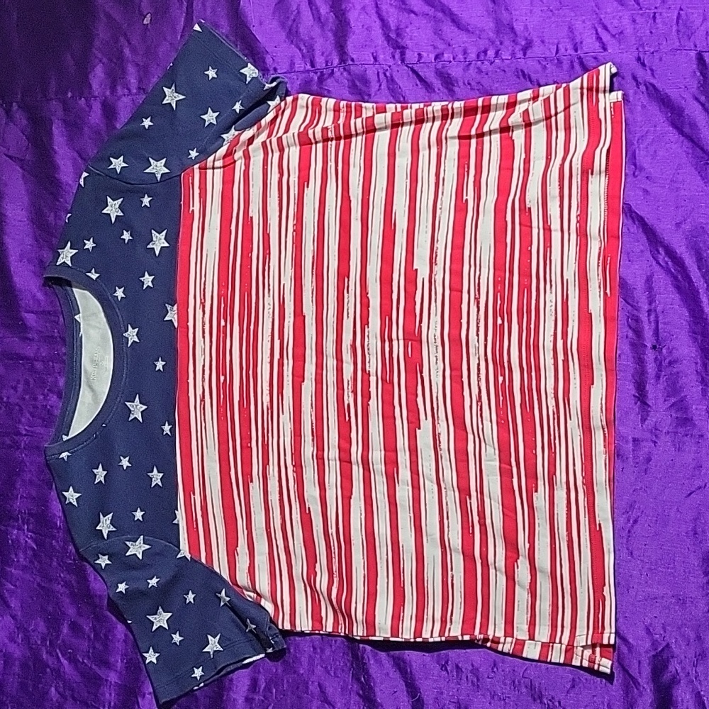 Kim Roger's patriotic fourth of July shirt